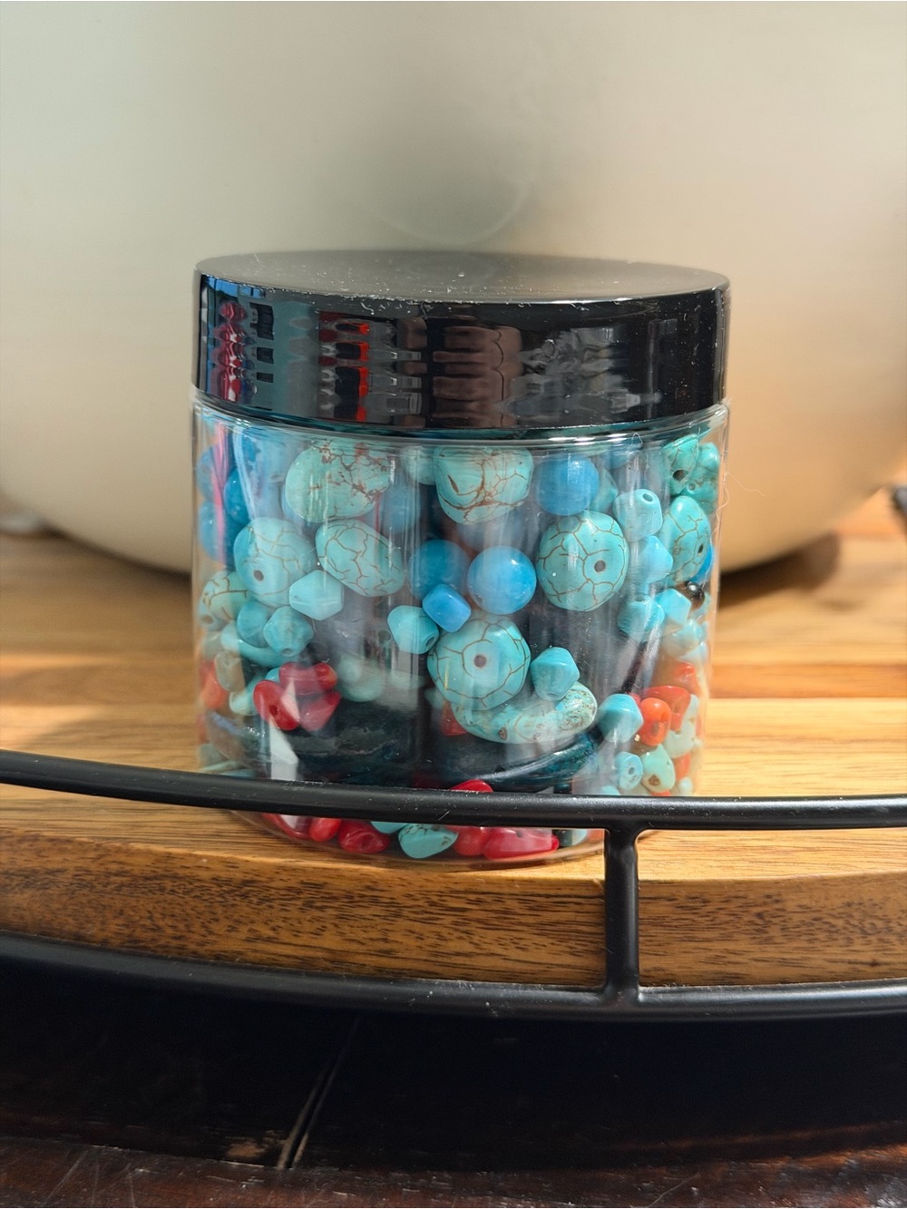 Jar of Beads - Mystery - Turquoise